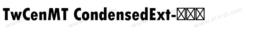 TwCenMT CondensedExt字体转换